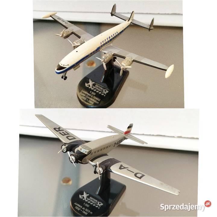 Modele samolotów Luftpost Lufthansa dolnośląskie Wrocław sprzedam