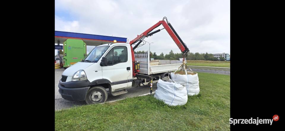 Usługi transportowe i dźwigowe dźwig hds Frydek