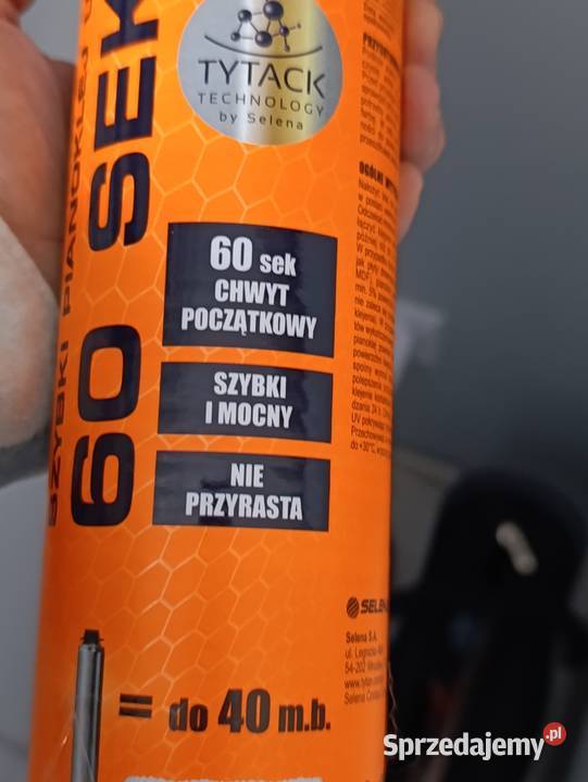 klej szybki pianoklej 60 sekund