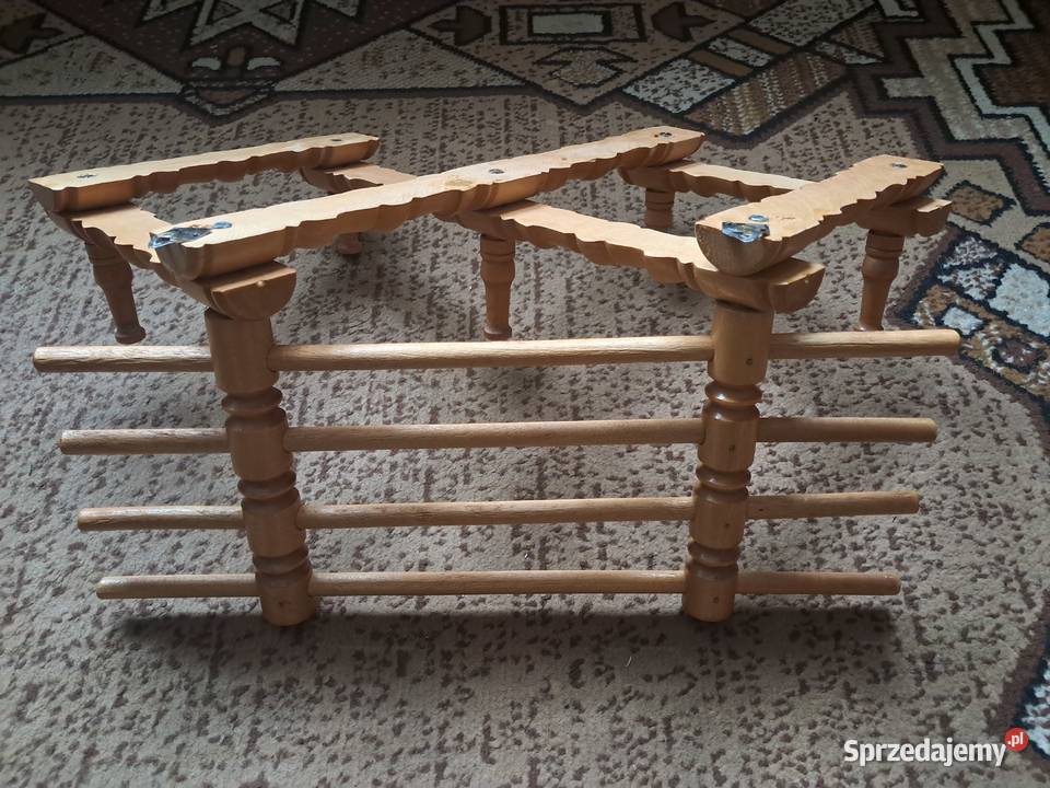 Wieszak drewniany na ubrania PRL pomorskie Gdańsk