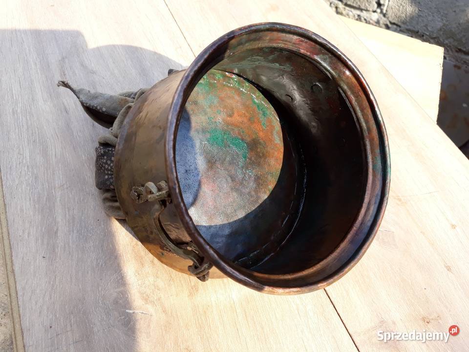 Miedziane naczynie garnuszek dzbanuszek Namysłów sprzedam