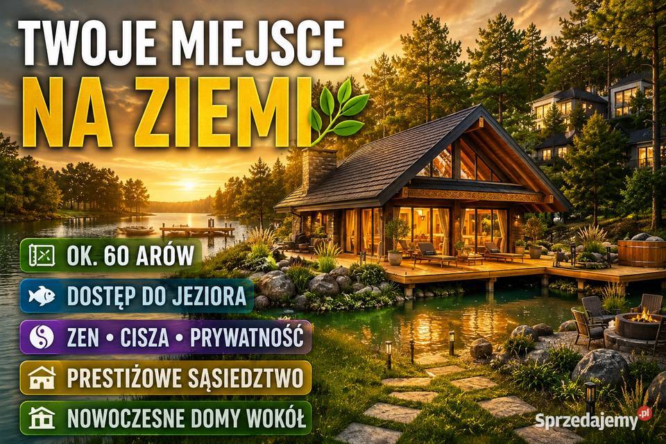 Działka budowlana 6000 m2 JEZIOROLAS prąd Drogoszowice