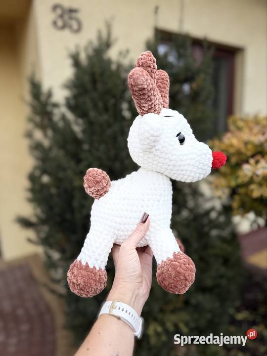 Renifer na szydełku Łódź sprzedam