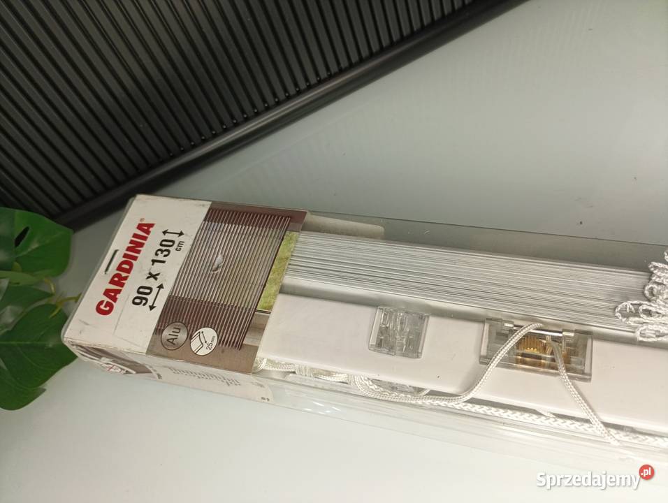 Żaluzja aluminiowa GARDINIA 90x130 wielkopolskie Trzcianka sprzedam