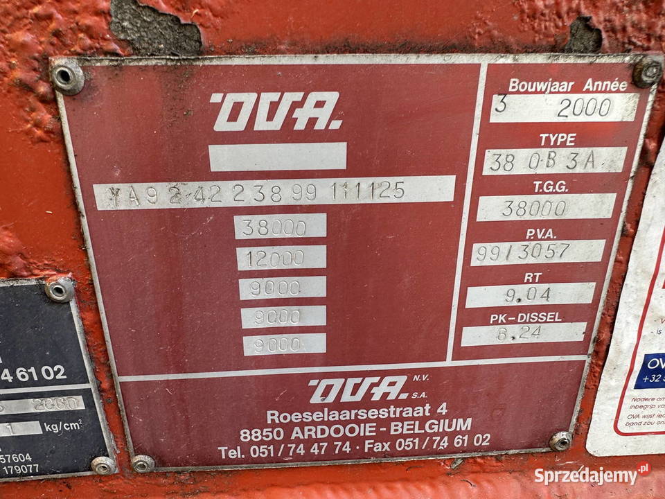 Naczepa do paszy 7 Komorowa 3 osie Warszawa