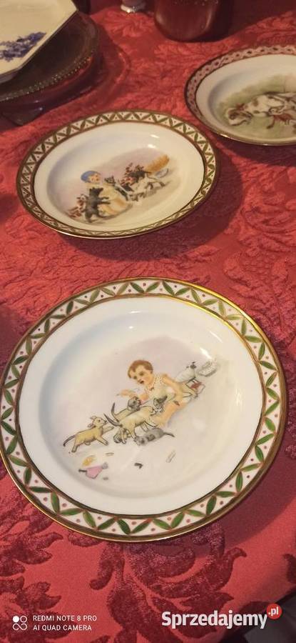 Talerz do zupy bez sygnatury Różne kompozycje Porcelana i szkło Gdańsk sprzedam