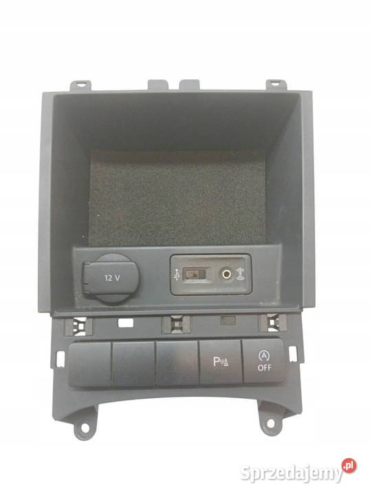 SCHOWEK GNIAZDO USB AUX 12V 5C 5G0035222E VW Schowki, półki