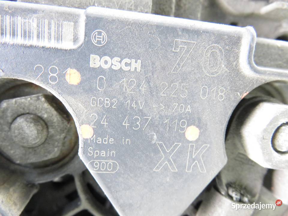 ALTERNATOR OPEL CORSA C 10 12V 0124225018 małopolskie