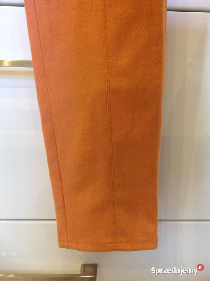 Legginsy Welurowe Damskie GUESS S SM Orange NOWE Rozmiar 36(S) Nowa Sól