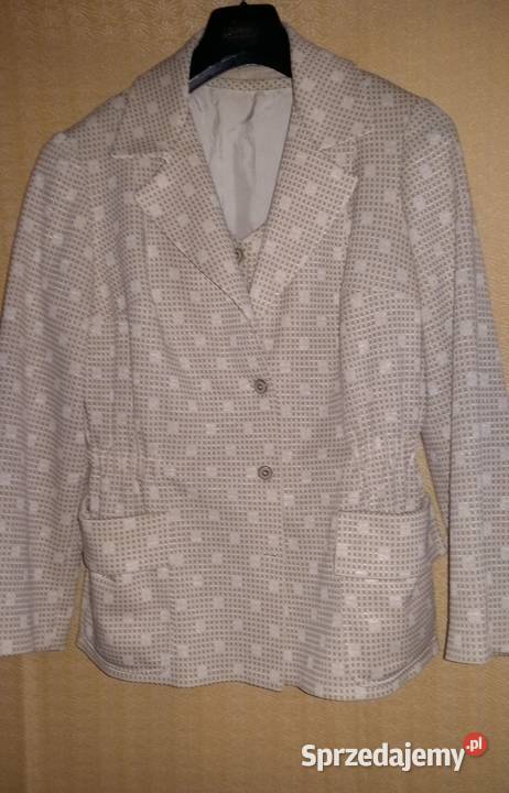 Żakiet z kamizelką damski L Rozmiar 40(L) łódzkie Łódź