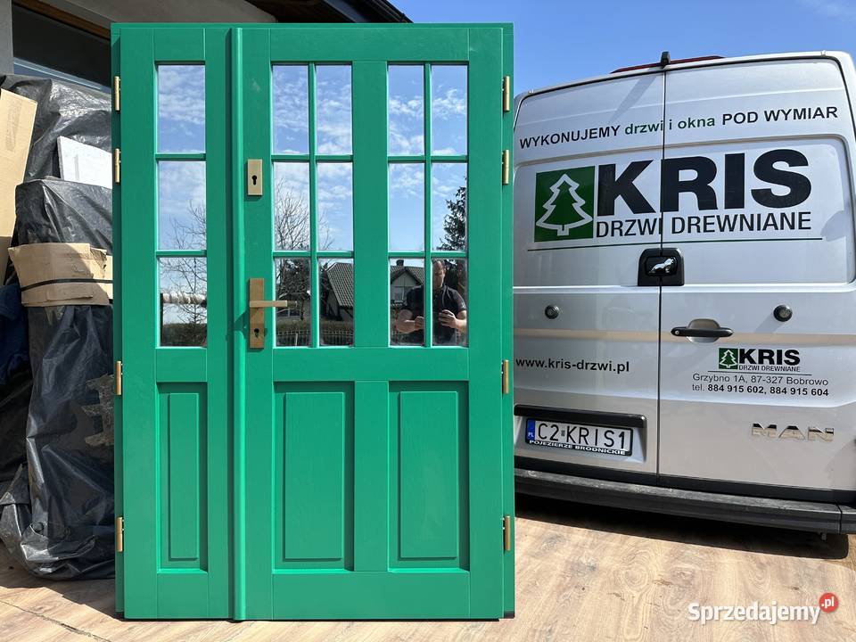 Drzwi zewnętrzne drewniane SCHLAGE NA KAŻDY Grzybno