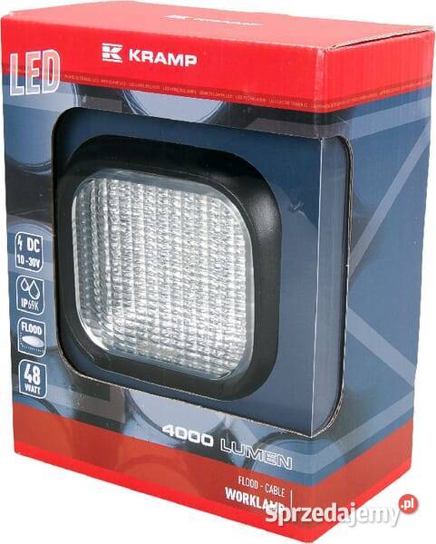 Lampa robocza LED kwadratowa 48W 4000 lm 1030V Kamionna sprzedam