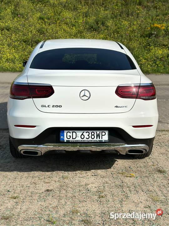 MercedesBenz GLC 200 4MATIC SUV 2020r biały pomorskie Sopot