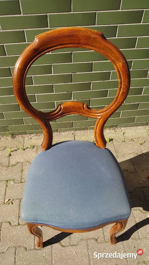 Komplet 4 pięknych krzeseł ok 1900 Niemcy 97cm