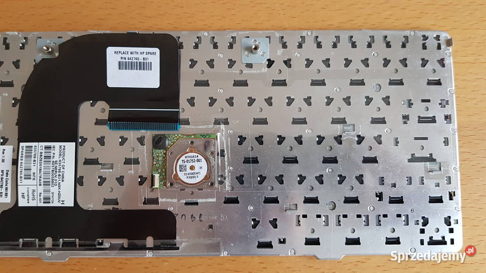 HP EliteBook 8460p 8470p Klawiatura oryginalna czarno-srebrny Warszawa