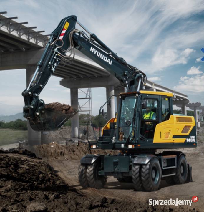 Wynajem koparki kołowej z operatorem Niwelacja Konin