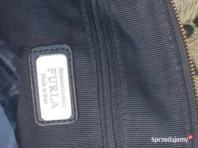 Duża Torba Furla w idealnym stanie renowacji szary/srebrny