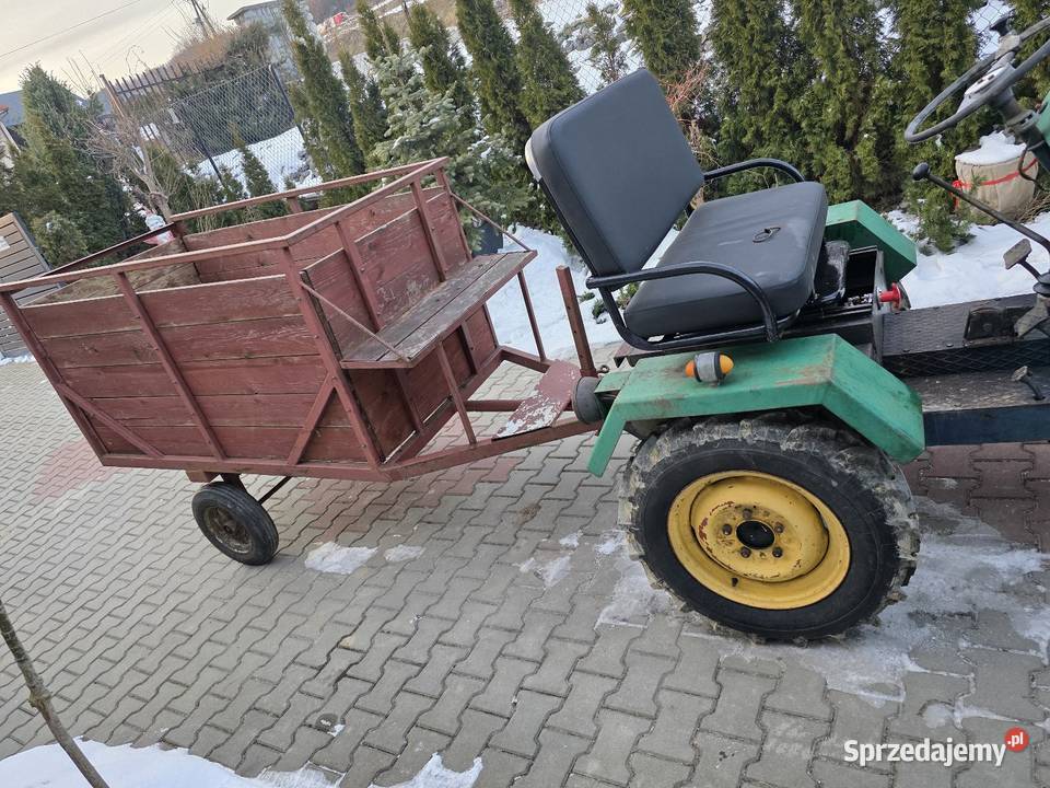 Ciagnik Sam S7 Z przyczepka Limanowa