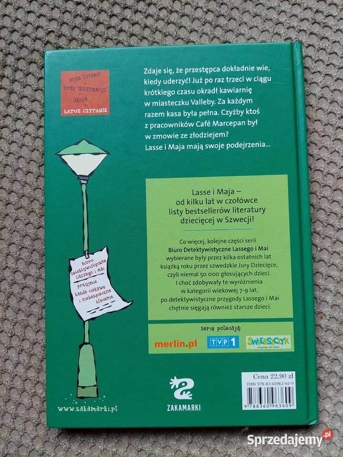 Tajemnica kawiarni Martin Widmark Helena Willis Kraków sprzedam