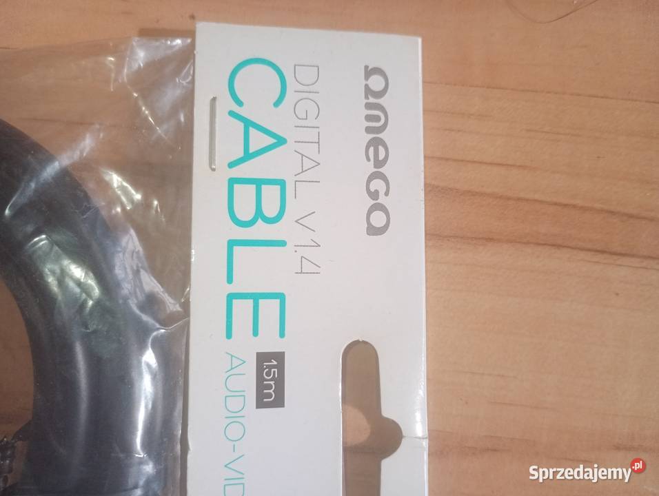 kabel przewód HDMI 15 m czarny OMEGA nowy zachodniopomorskie Szczecin