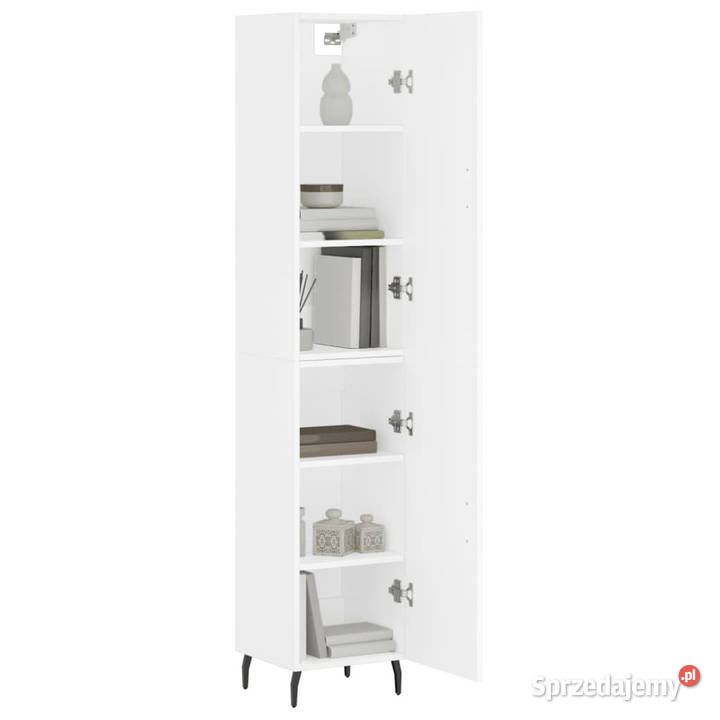 Wysoka szafka biała 345x34x180 materiał Pozostałe Warszawa sprzedam