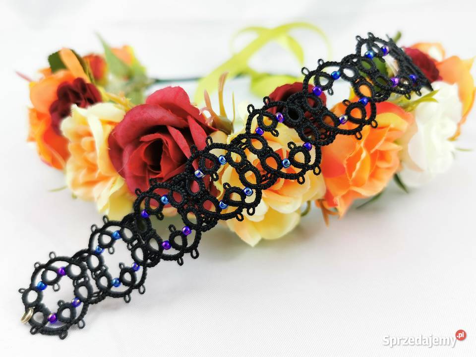 Bransoletka frywolitkowa małopolskie Wiśniowa