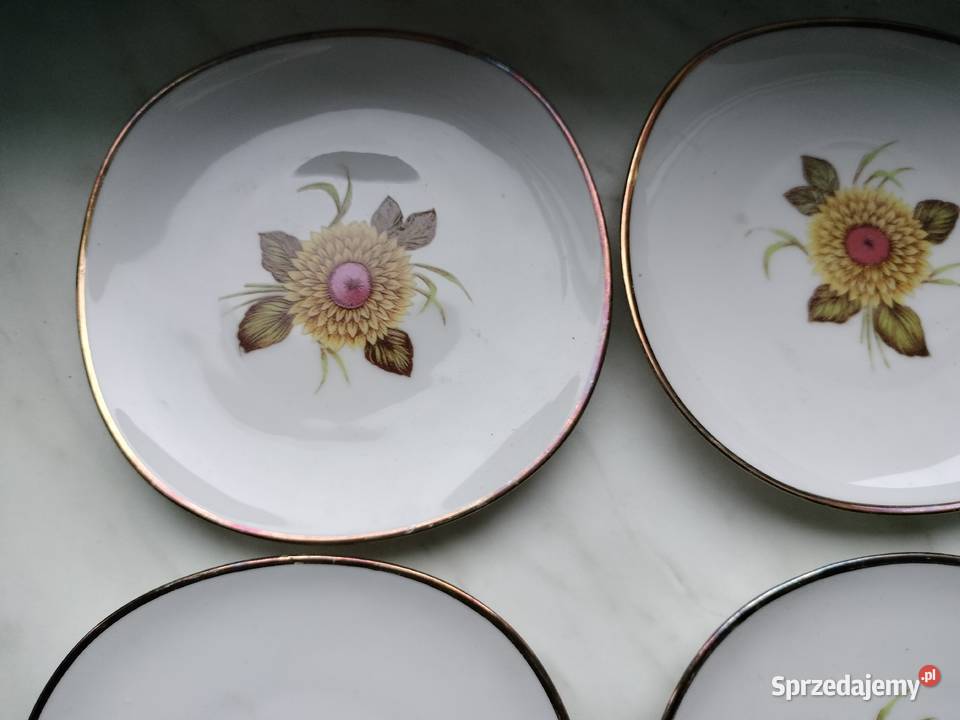 Małe porcelanowe talerzyki konfiturówki zestaw zachodniopomorskie sprzedam