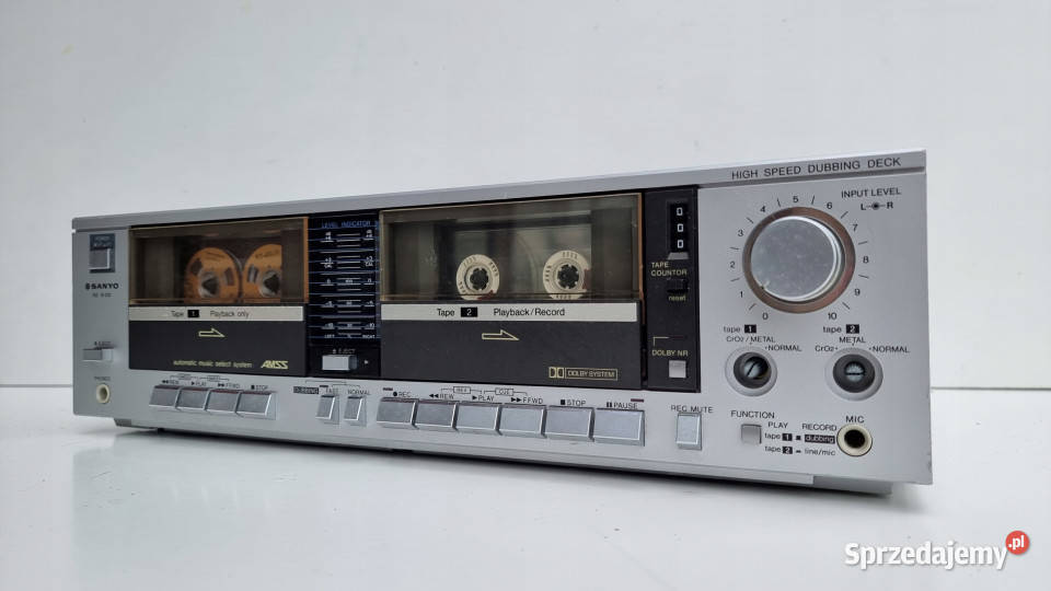 SANYO RD W 310 magnetofon cassette deck Magnetofony Międzychód sprzedam