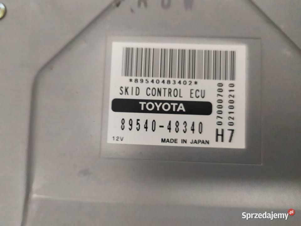 Lexus RX 400h SKID moduł poślizgu ECU ABS kujawsko-pomorskie Toruń