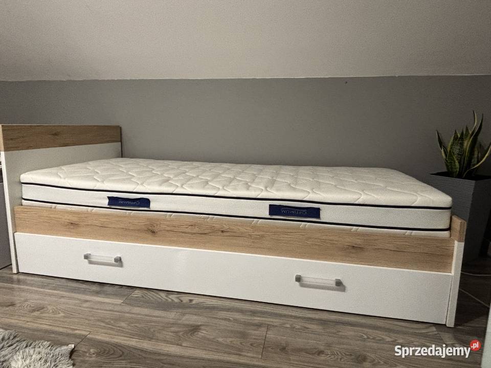 Piękne łóŻko młodzieżowe z szufladą materac Kańczuga