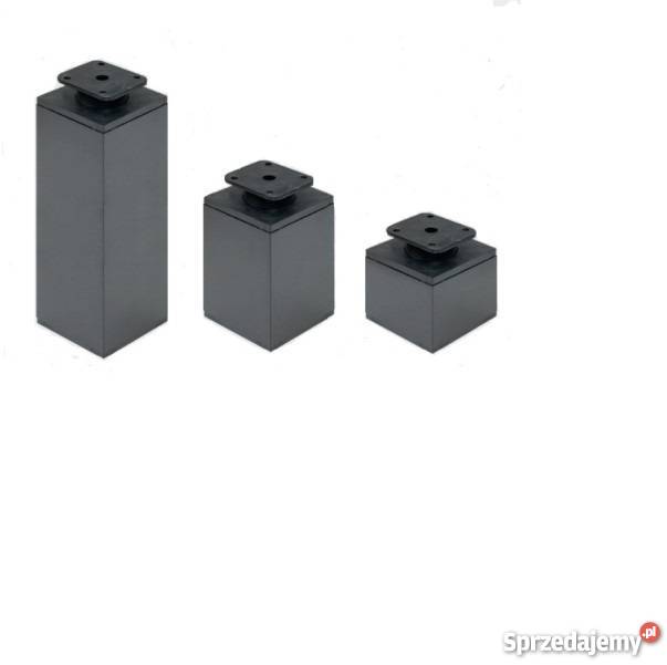 NÓŻKA NOGA MEBLOWA ALU KWAD H60 BIG 6060 CZARNA Radomsko sprzedam