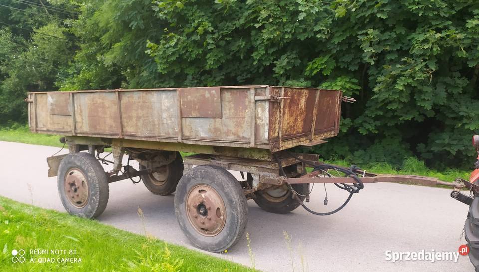 Przyczepa rolnicza D43 Wywrotka kiprówka na dwie Przyczepy rolnicze Dąbrowa Tarnowska sprzedam