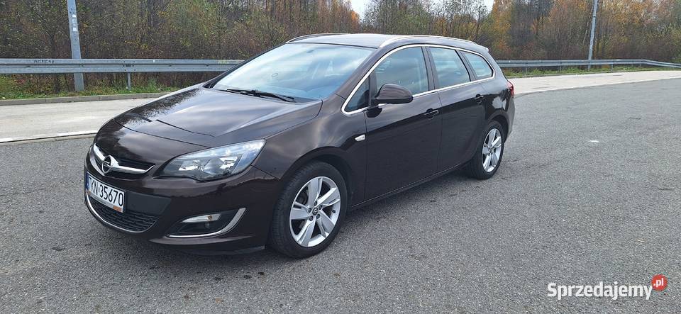 OPEL ASTRA J 14 140 BenzynaGaz 2014r kombi świętokrzyskie Końskie