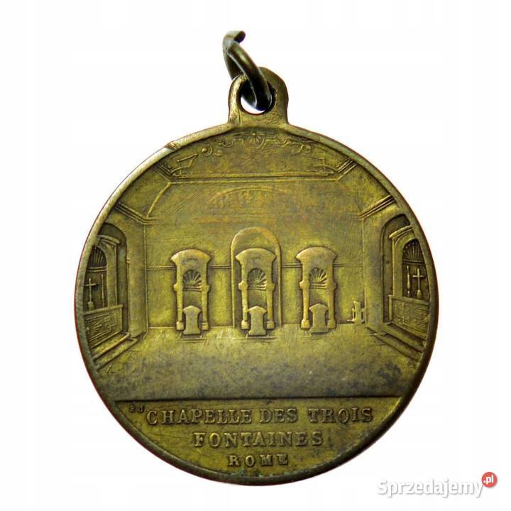 MEDALIK RZYMSKI Z KAPLICY TRZECH FONTANN K22 mazowieckie Warszawa