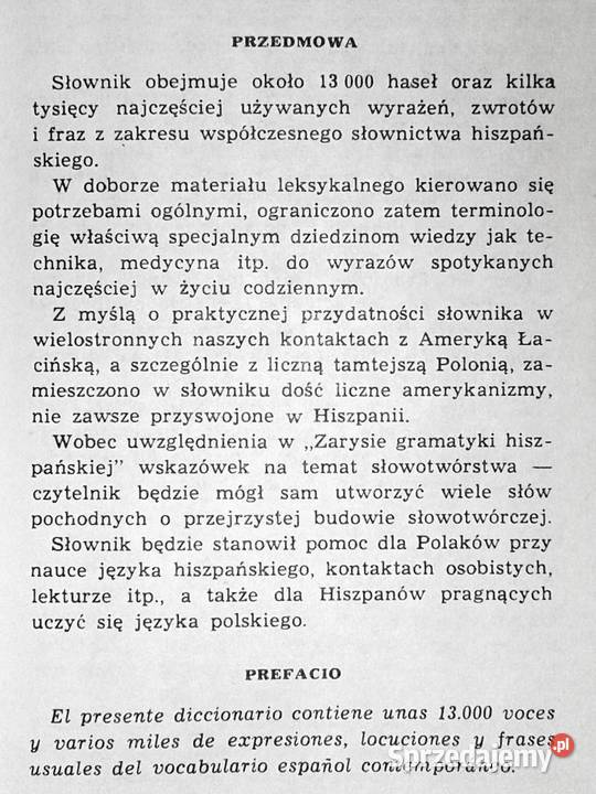 Słownik hiszpańskopolski polskohiszpański Chełm