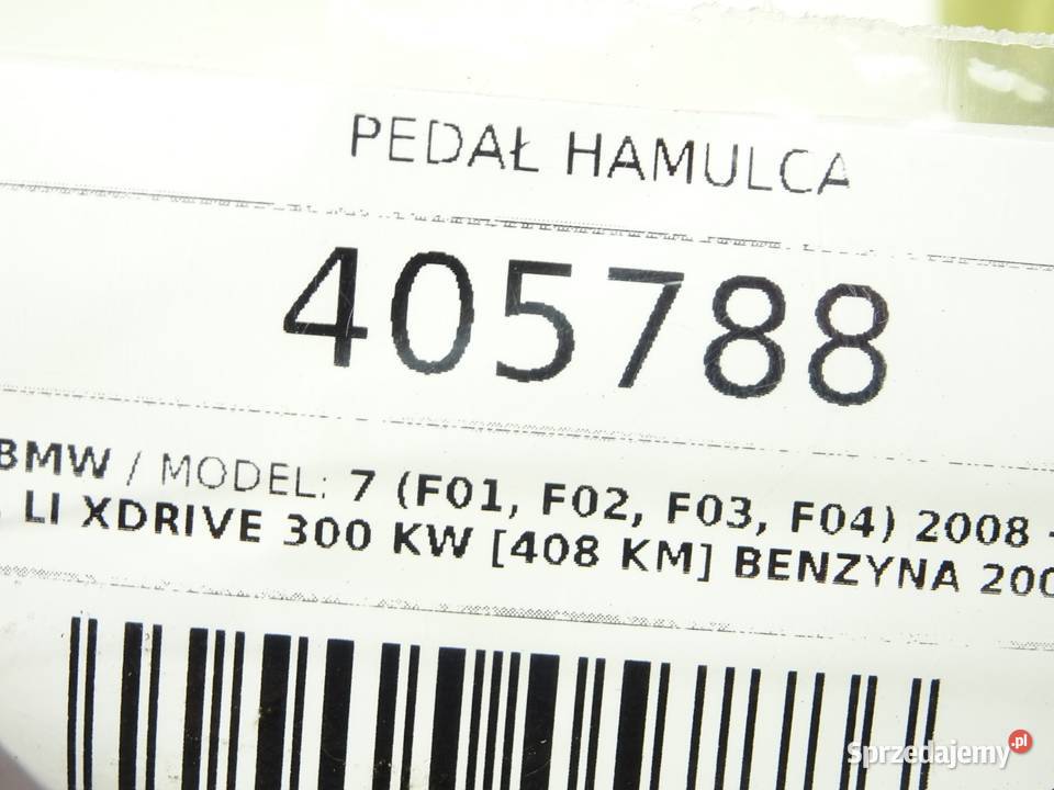 PEDAŁ HAMULCA BMW F01 9144253 0815
