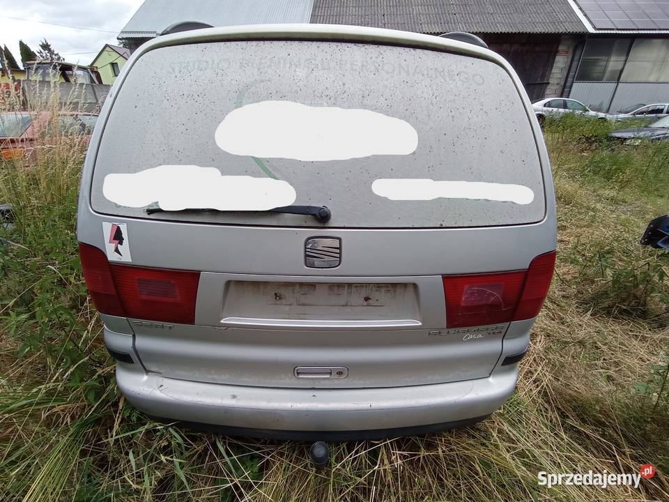 Seat Alhambra 19 85 kW 2002 r dawca części wielkopolskie Szklarka Myślniewska