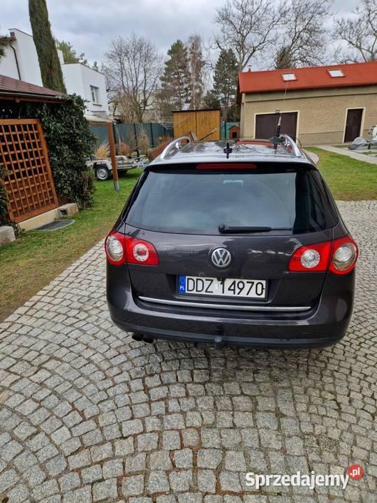 VW Passat B6 2007 najbogatsza wersja wyposażenia brązowy dolnośląskie Bielawa sprzedam