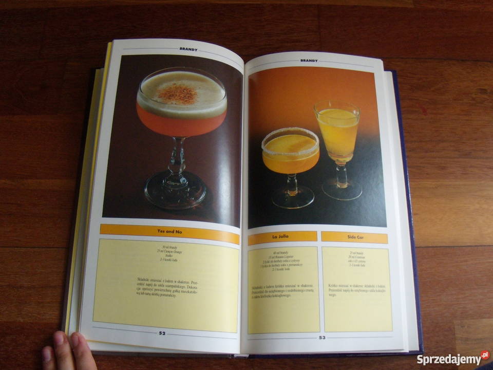 Książka Amwrican drinks Andrzej Rosolski kuchnia, potrawy