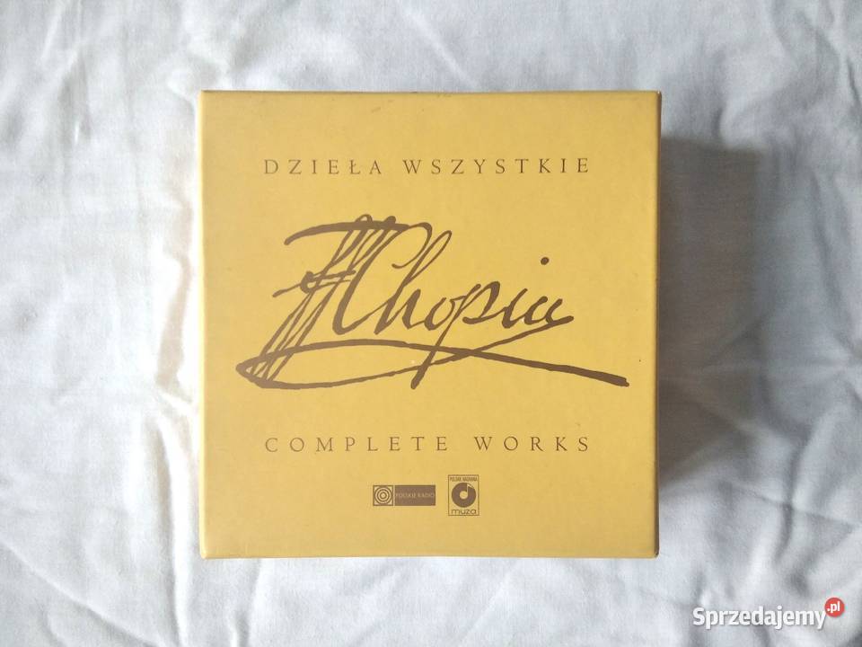 ChopinDzieła wszystkie Box 20cd Unikat pomorskie Gdańsk
