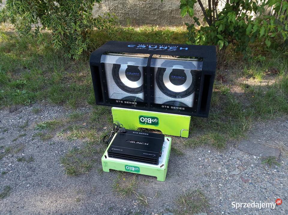 Tuba Skrzynia Basowa Subwoofer Wzmacniacz CRUNCH Dzierżoniów