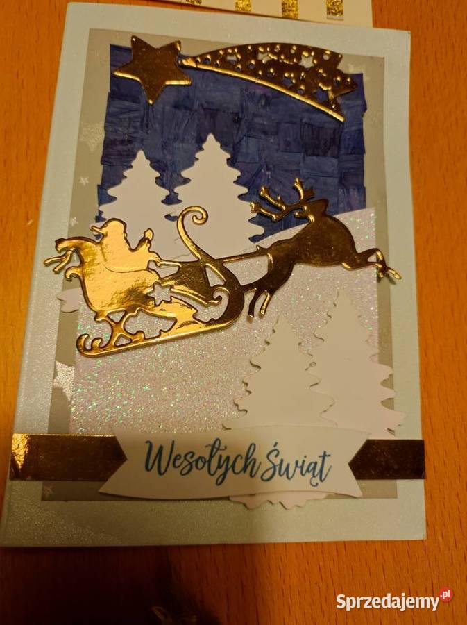 hand made kartki świąteczne Wesołych stylizowane Pozostałe świętokrzyskie Kielce