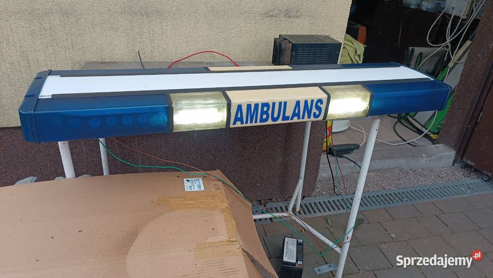 Kogut lampa ostrzegawcza elfir ambulans śląskie