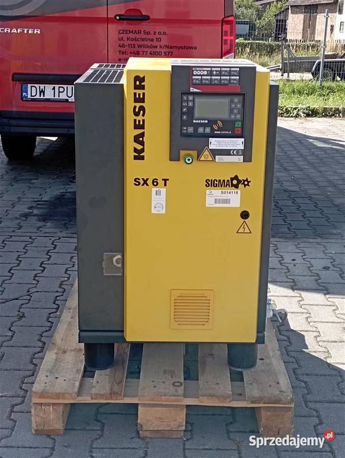 Sprężarka śrubowa kompresor KAESER SX6 T 4kW Wilków