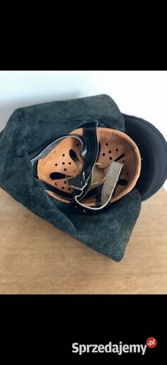 Super zadbany hełm niemieckiej straży Cybinka