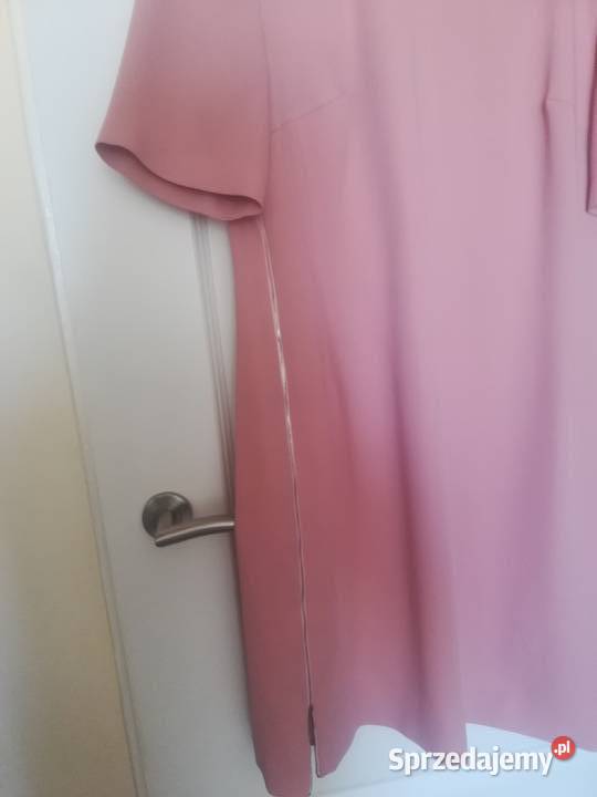 NIEUŻYWANA Elegancka sukienka różowy