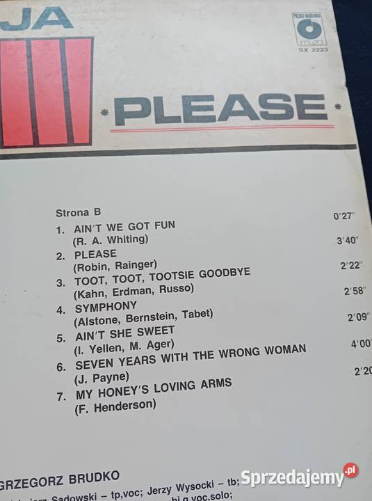 LP Please Asocjacja Hagaw PNMuza 1985 r SX 2223 rock Płyty i kasety Koźminek