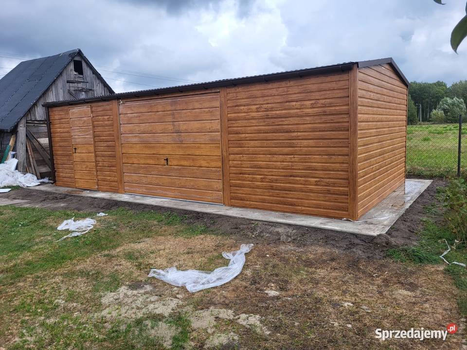 Garaż Blaszany 8x5m Dach Dwuspadowy Złoty Dąb Białystok sprzedam