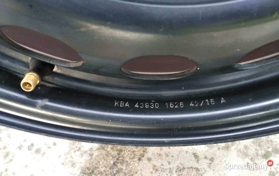 Felgi stalowe VW 4 R16 5x100 6J ET40 Bora Rapid sprzedam