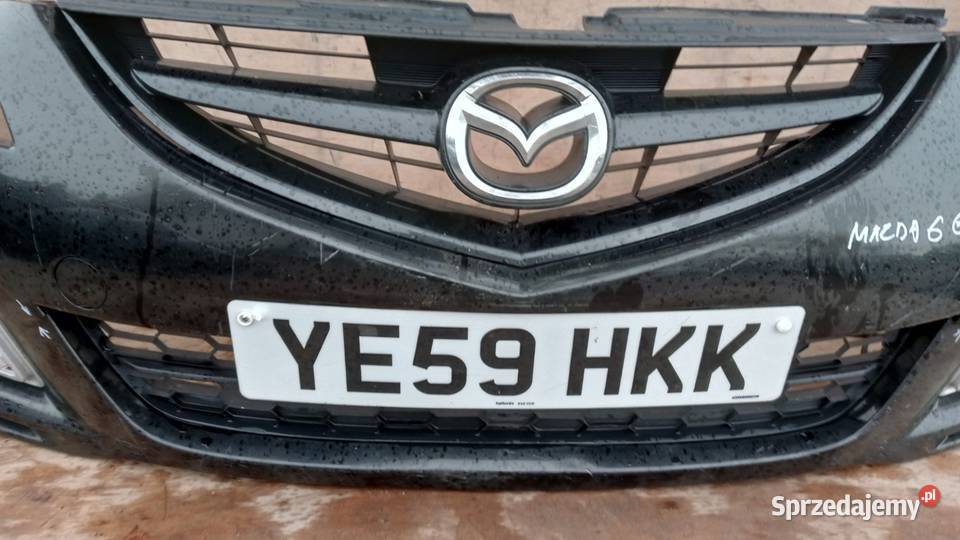 MAZDA 6 SPORT GH ZDERZAK PRZÓD HALOGEN SPRYSK Zbierkowo